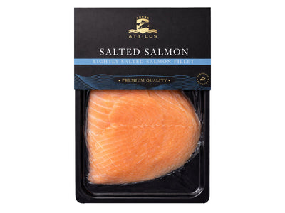 Lightly salted Salmon sliced